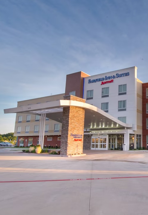 exterior shot of the fairfield hotel